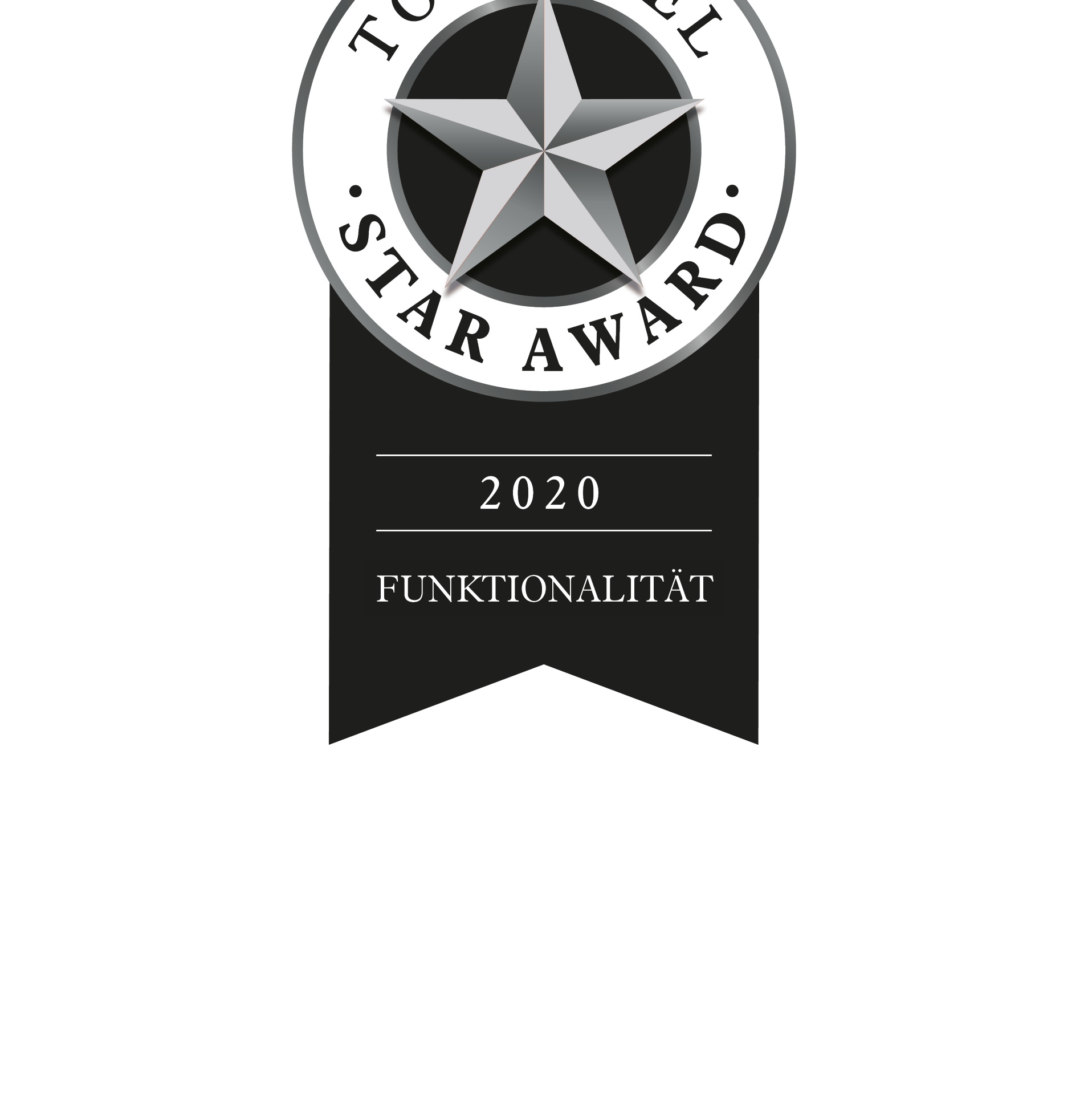 Top hotel Star Award in the category functionality Top hotel Star Award in the category functionality