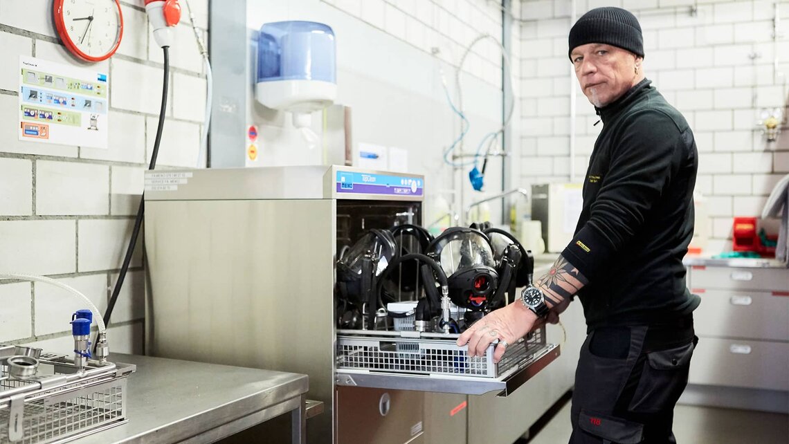 Werkstatteinrichtung Atemschutz