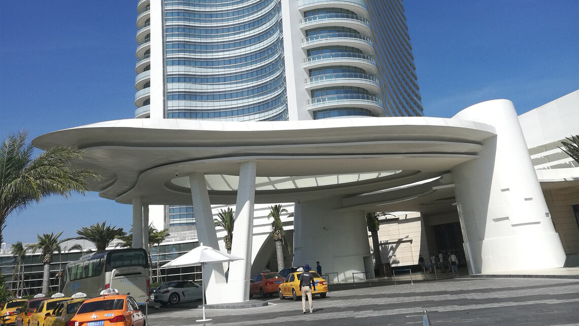 Atlantis Sanya entrance Atlantis Sanya entrance