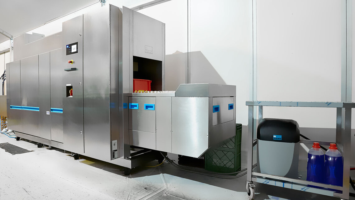 M-iQ Bandtransportspülmaschine bewegliche Spülmaschine