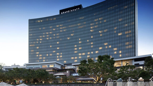 Grand Hyatt Hotel building from the outside