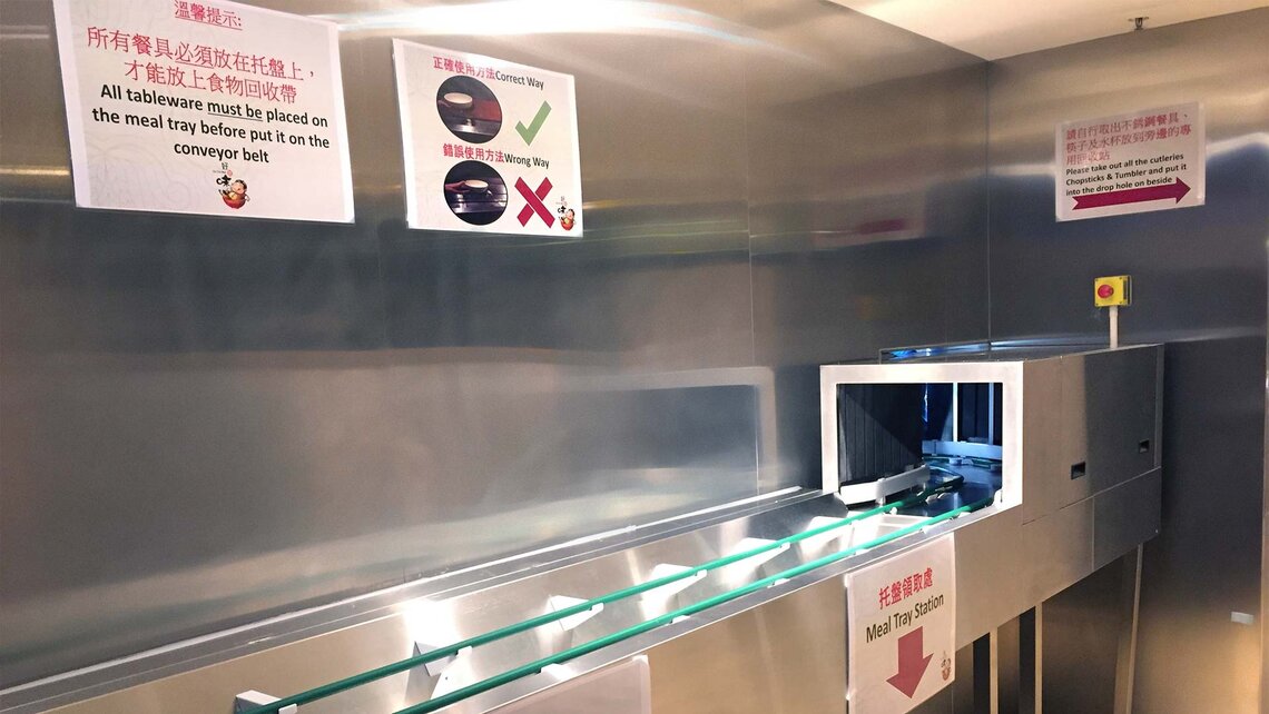 MEIKO Galaxy Macau Bandspülmaschine