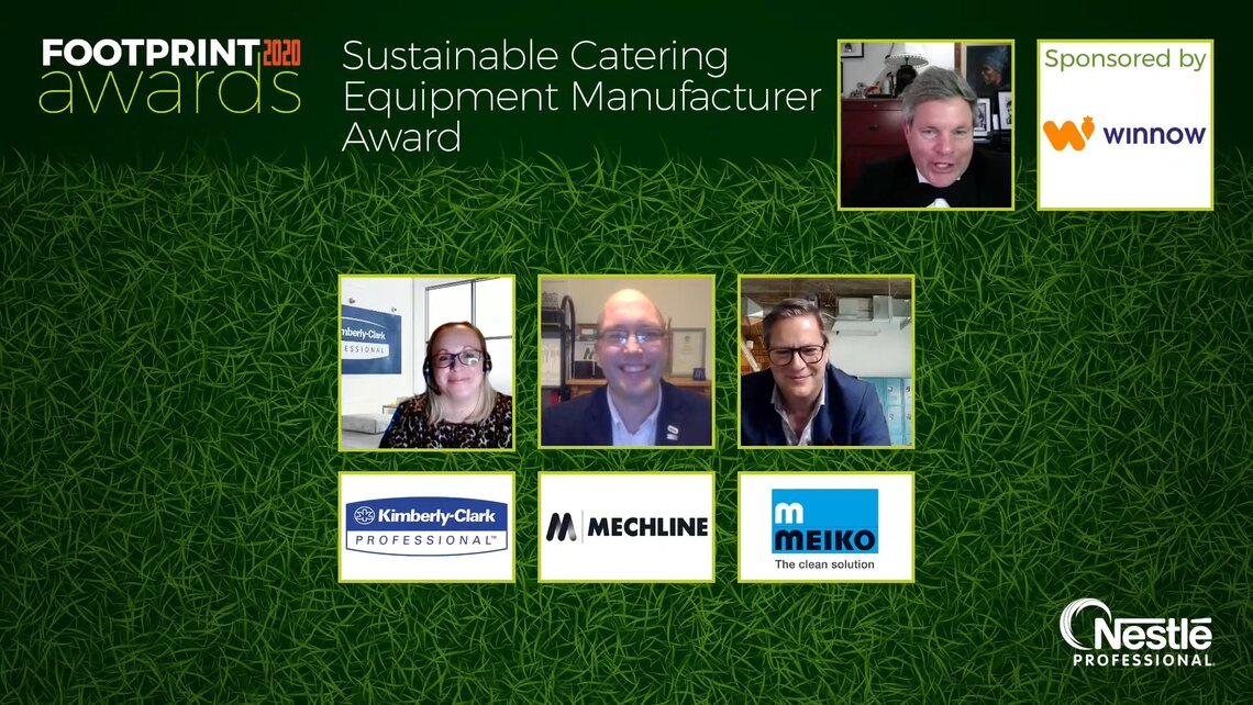 Sustainable Catering Equipment Manufacturer Award win for Meiko BioMaster
