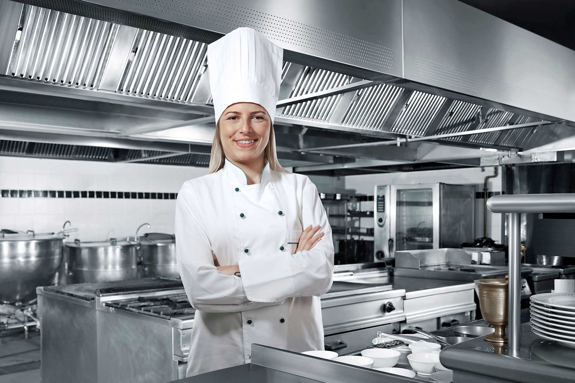 Profi-Köche setzen in der Küche auf Edelstahl